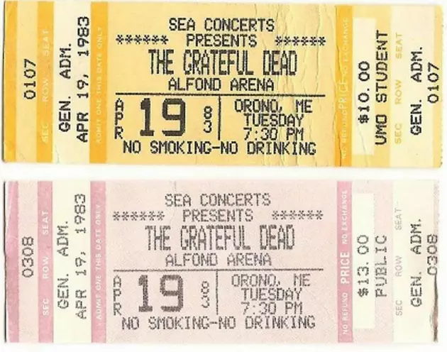 April 19th, 1983, Grateful Dead Play The Alfond Arena At UM