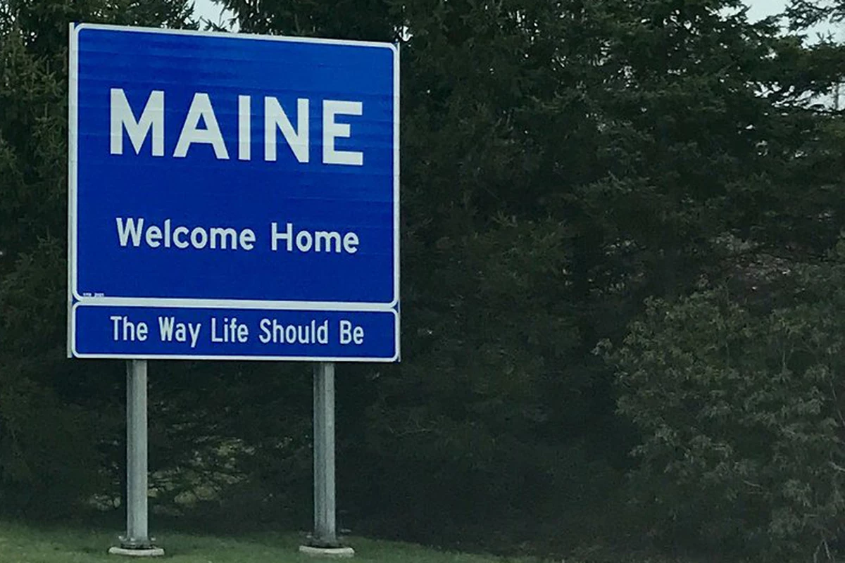 Maine Turnpike Sign Goes Back To Saying It Again.