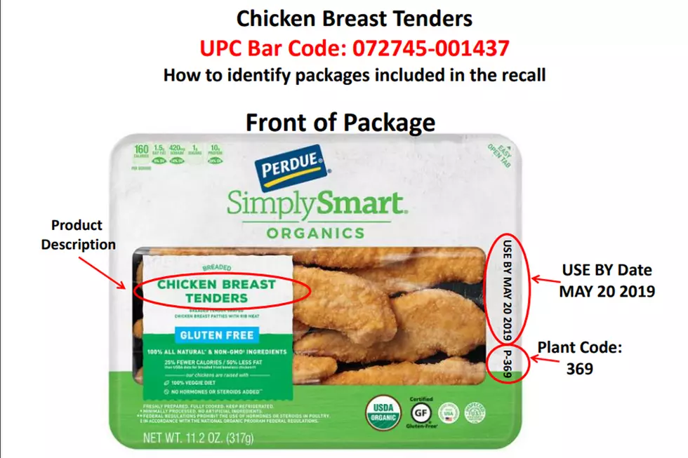 Perdue Recalls Simply Smart Organics Poultry Products