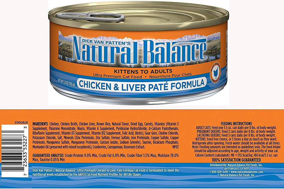 Recall Natural Balance Ultra Premium Chicken & Liver Paté