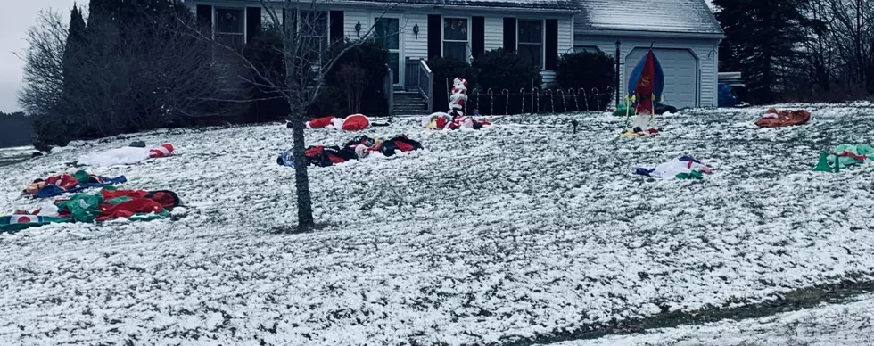 Did These Christmas Lawn Ornaments Have Too Much Christmas Cheer?