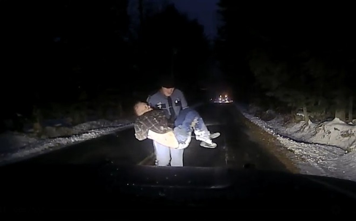 Incredible Video Shows State Police Trooper Saving Man's Life