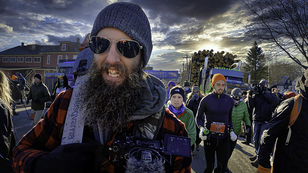 #TBT That Time A Local Film Maker Ran The Millinocket Marathon With A Chainsaw On His Back!