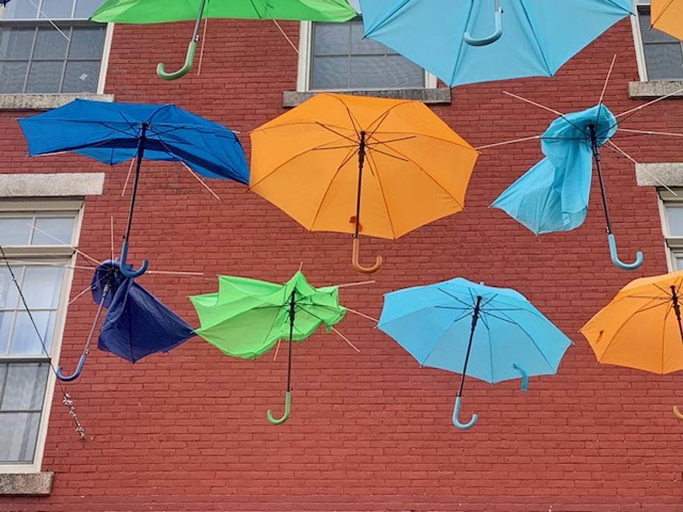 What Happens If This Weekend’s Weather Wrecks Bangor’s ‘Umbrella Sky’ Exhibit?