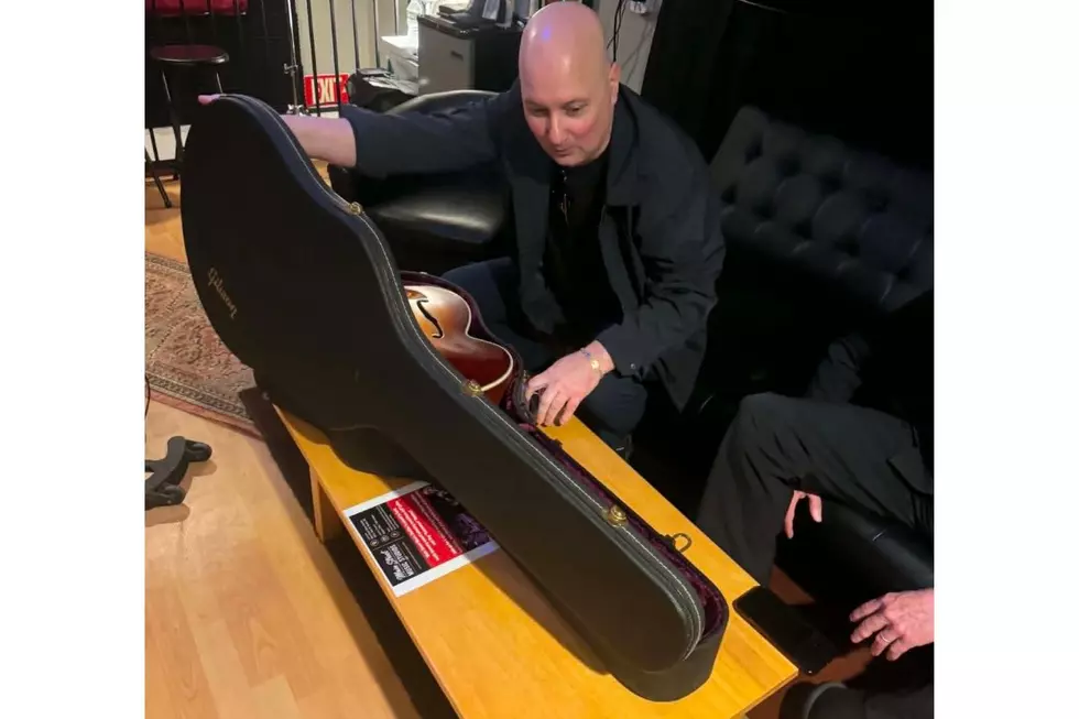 Devo Stops By Main Street Music Studios, Andrew Clifford