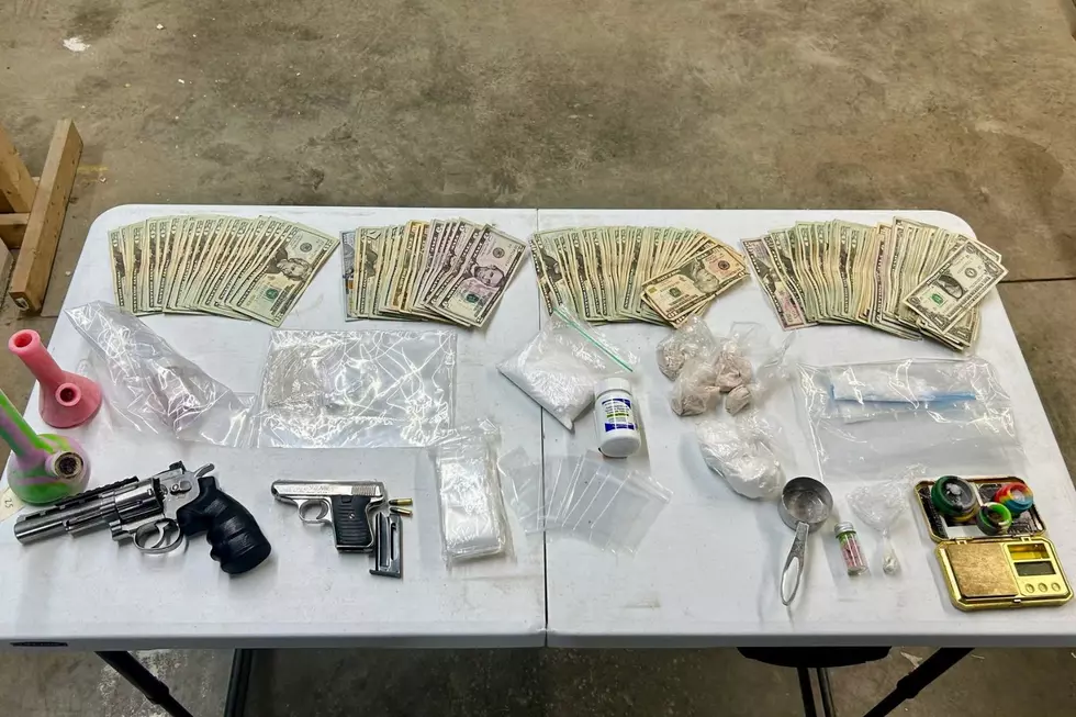 Cops Say Drugs, Guns & Money Found In A Safe Inside RV Parked At Hermon Business Friday