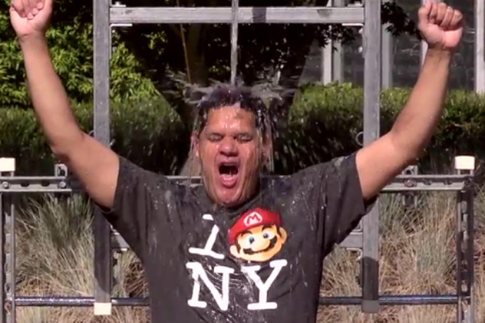 Nintendo’s Reggie Fils-Aime Does the Ice Bucket Challenge