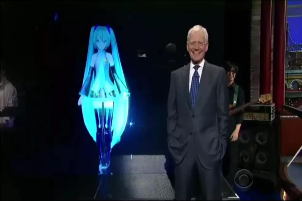 Hatsune Miku Sang on David Letterman's 'The Late Show'