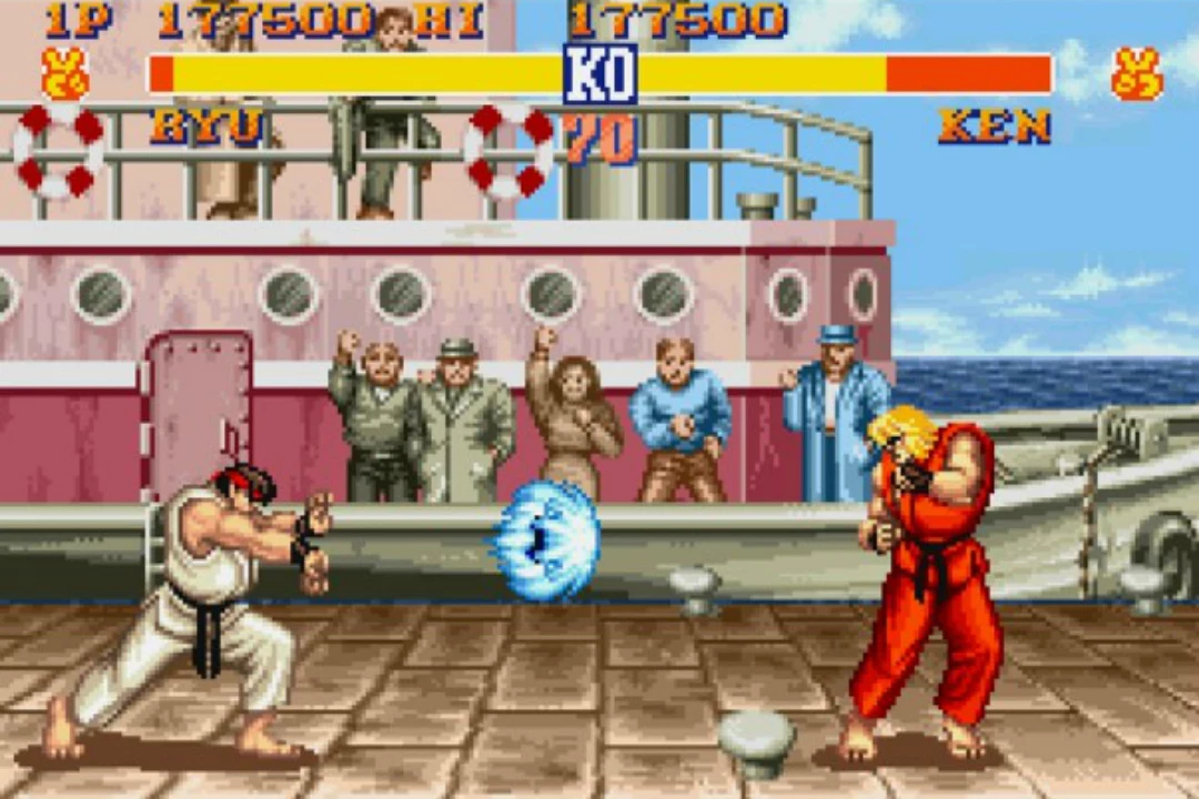 90s fighting video game