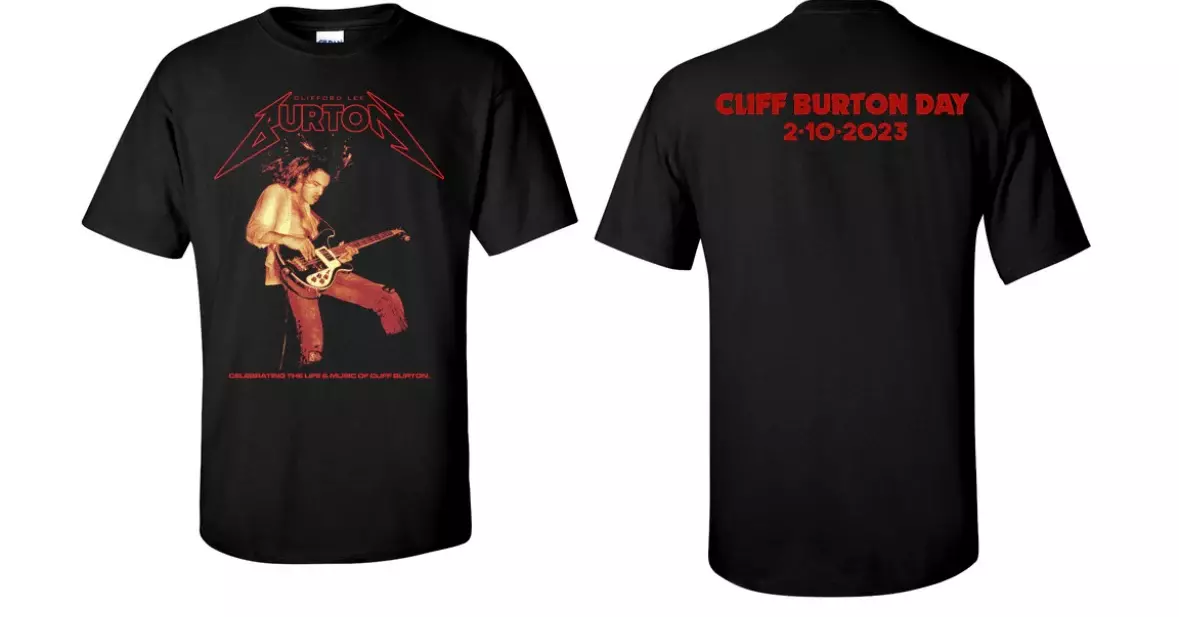 Details For Cliff Burton Day 2023 Announced, T-Shirts Available