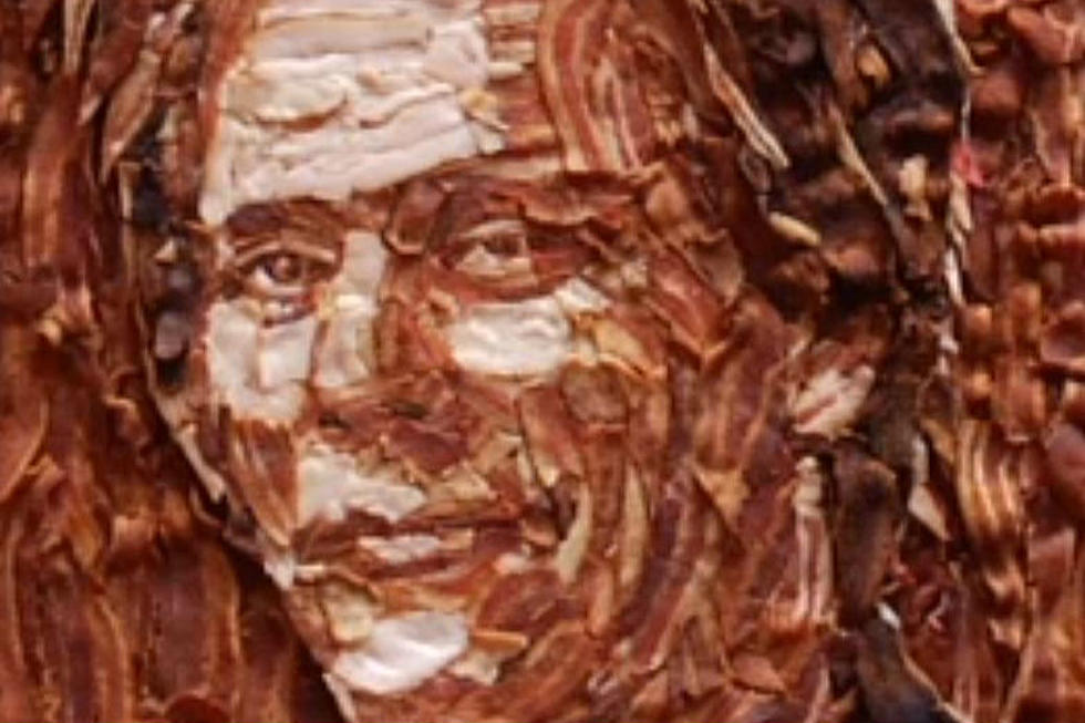 Artist Creates Kevin Bacon Out Of — Bacon!