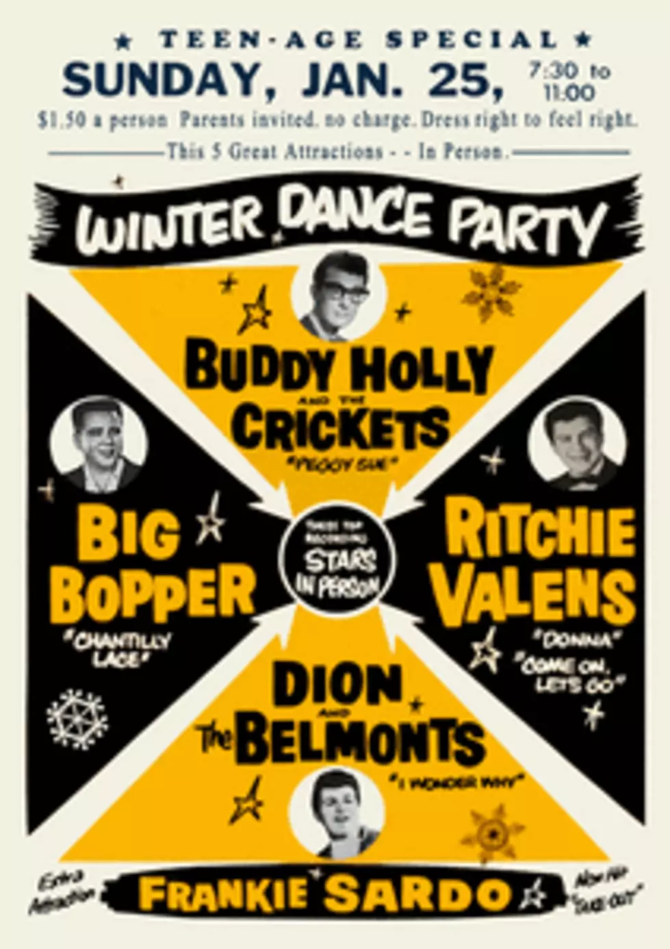 Buddy Holly, The Big Bopper and Richie Valens Remembered This Friday! (VIDEO)