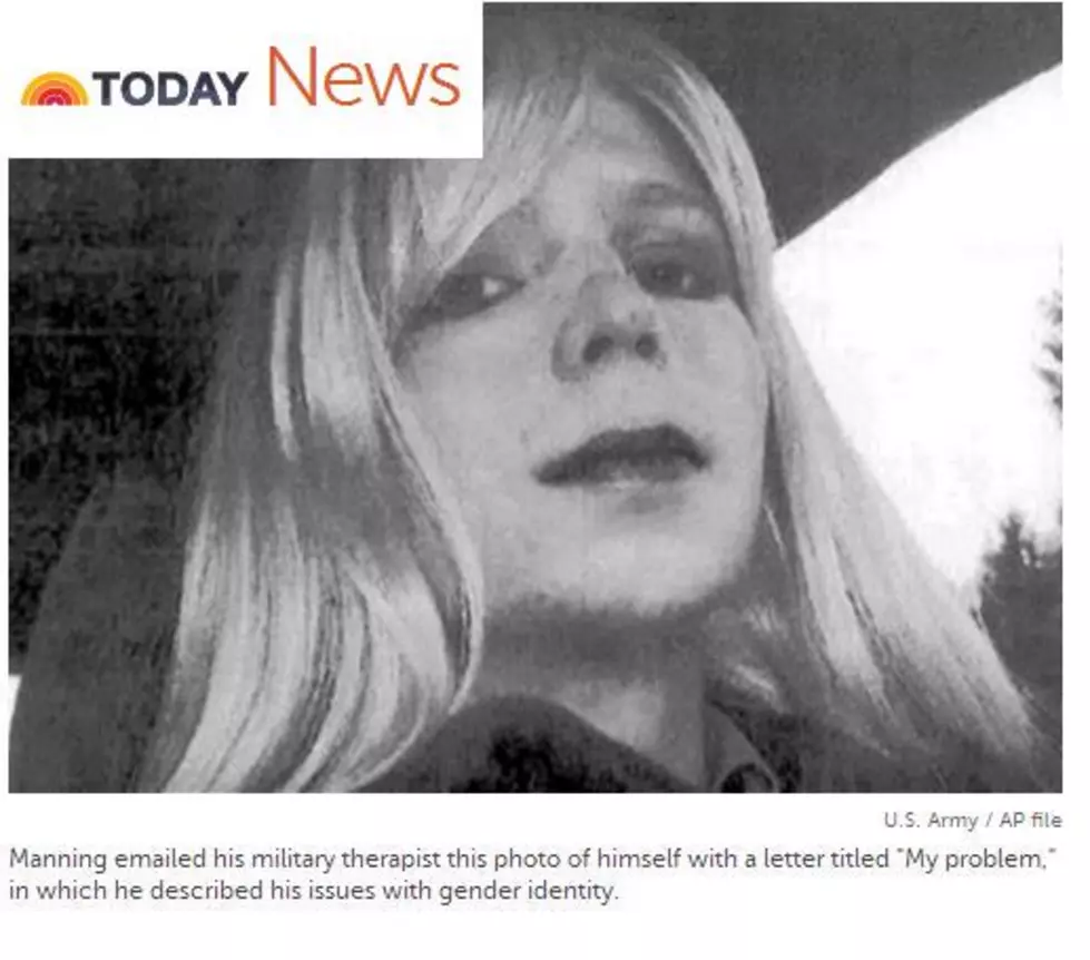 Bradley Manning Tells ‘Today Show’ He is a Woman Named ‘Chelsea Manning’