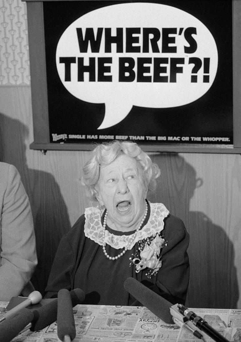 Baby Boomer Alert: Who Remembers Clara Peller's “Where's The Beef?”