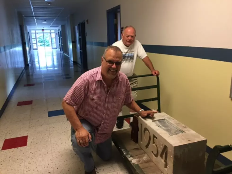 Sidney Center Opens 1954 School Time Capsule (photos)