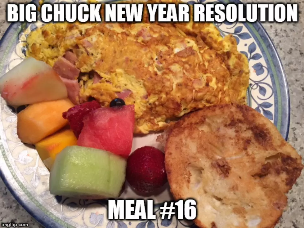 Big Chuck New Year Resolution:  Meal #16 (audio)
