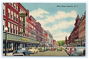 Big Chuck&#8217;s Monday Morning Time Capsule:  Colorful Old Downtown Oneonta