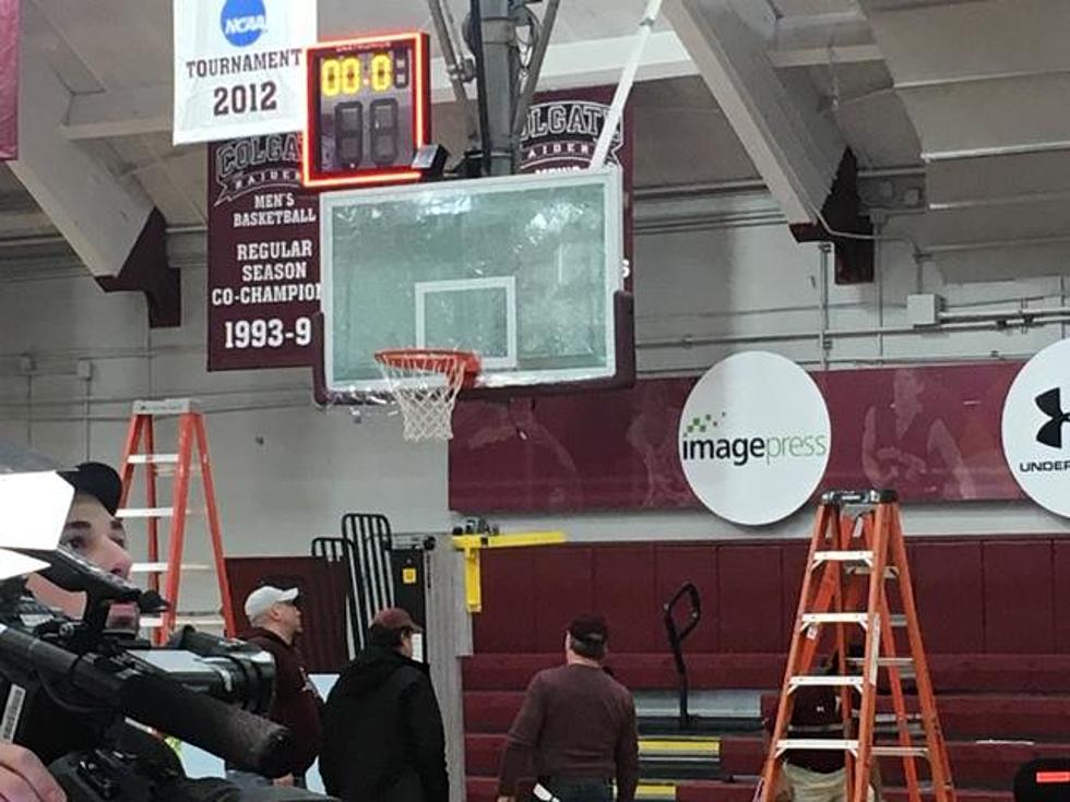 Colgate Basketball Delayed 90 Minutes Due to Shattered Backboard
