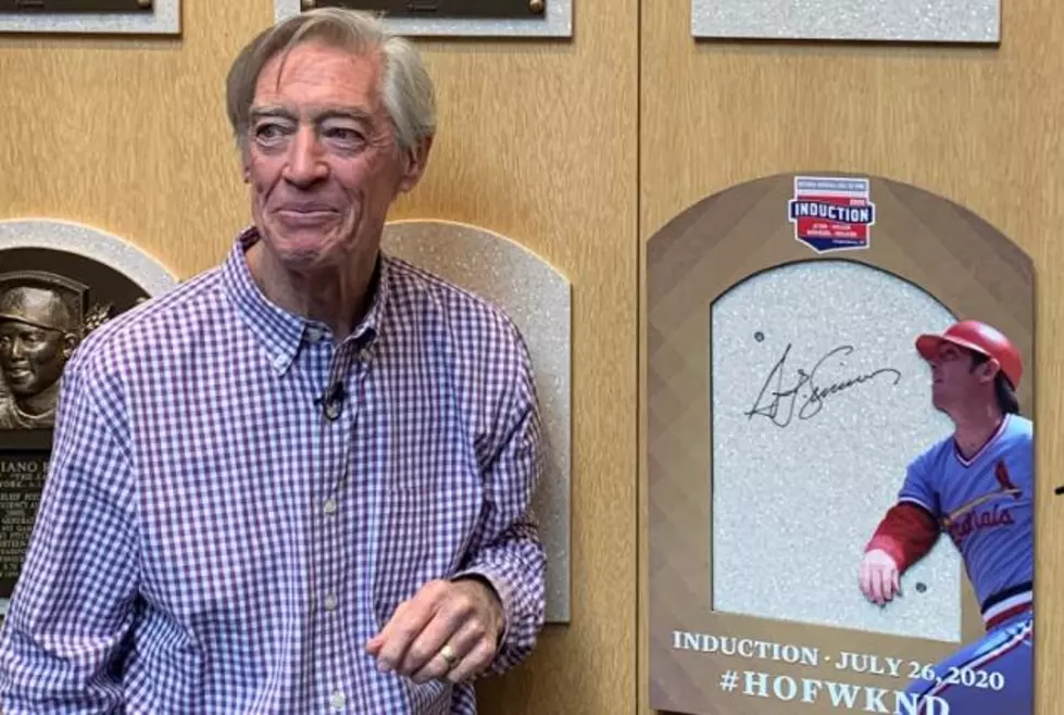 New Inductee Ted Simmons Tours Hall of Fame