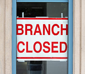 Community Bank Closes All 12 Bank Lobbies