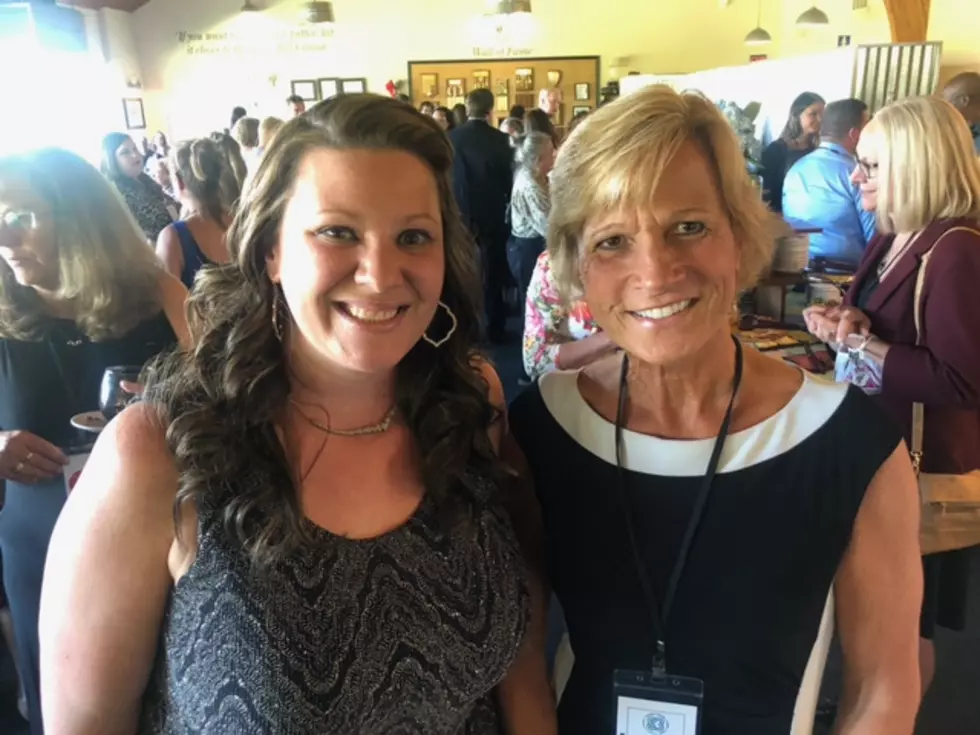 Krri Green with Gala Chairman Pegi LoPresti