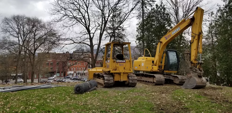 What’s Going On In Oneonta’s Huntington Park?  Well, The Kids Will Be Happy