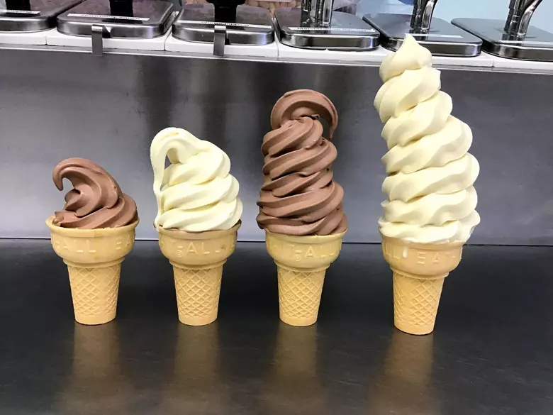 Hard Scoop Large Ice Cream Cone Statue Ice Cream Cone - Giant