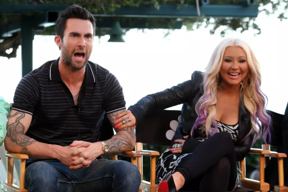 Adam Levine Puts a Pox on Christina Aguilera’s Weight Critics