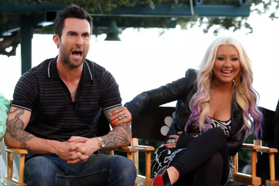 Adam Levine Has a Love Note for Christina Aguilera’s Weight Critics