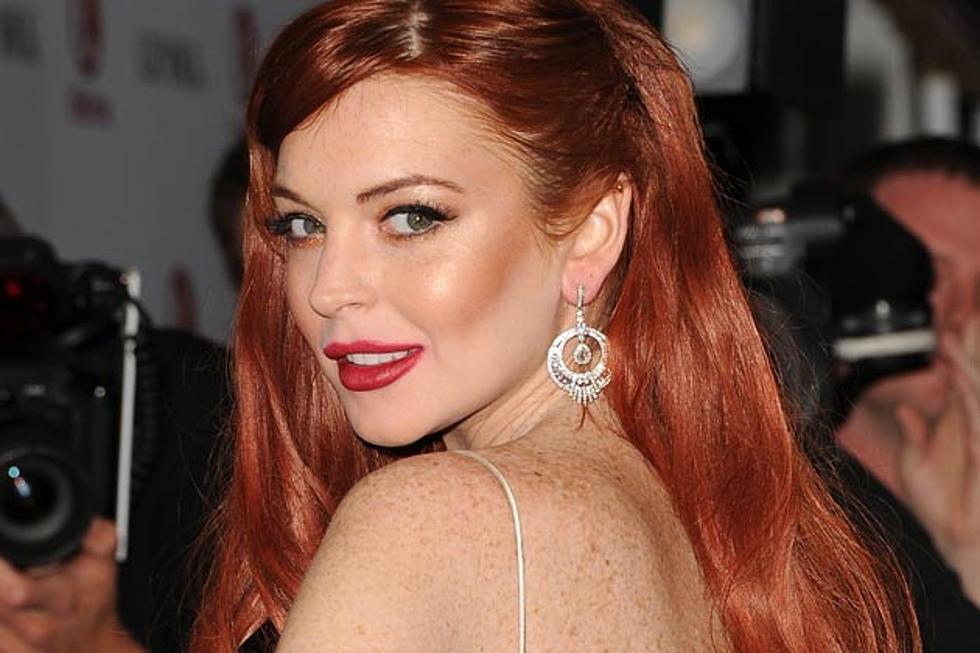 WTF Is She Wearing: Lindsay Lohan at the ‘Liz & Dick’ Premiere [PHOTOS]