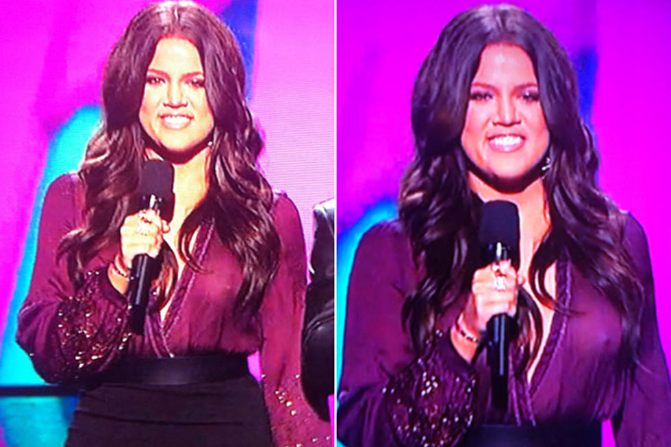 Khloe Kardashian&#8217;s See-Through Top Produces Predictable Nip-Slip on &#8216;X Factor&#8217; [PHOTOS]