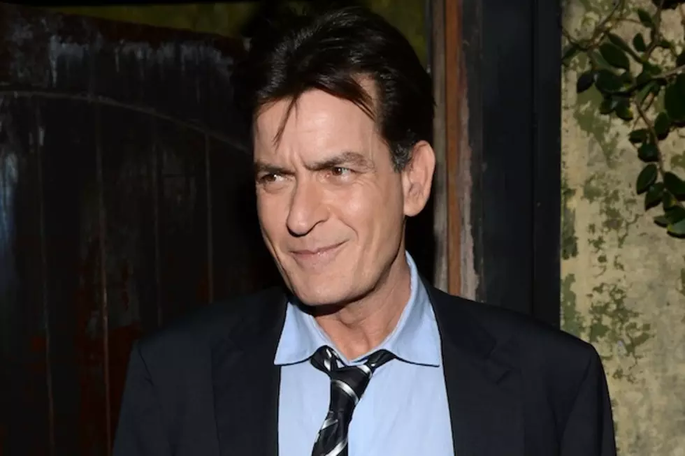 Charlie Sheen Once Again Dons a Superhero Cape Made of Cash