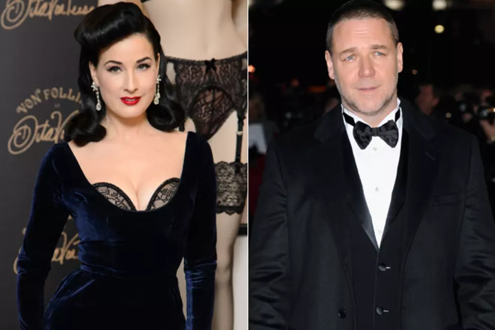 Russell Crowe + Dita Von Teese May or May Not Be Hooking Up