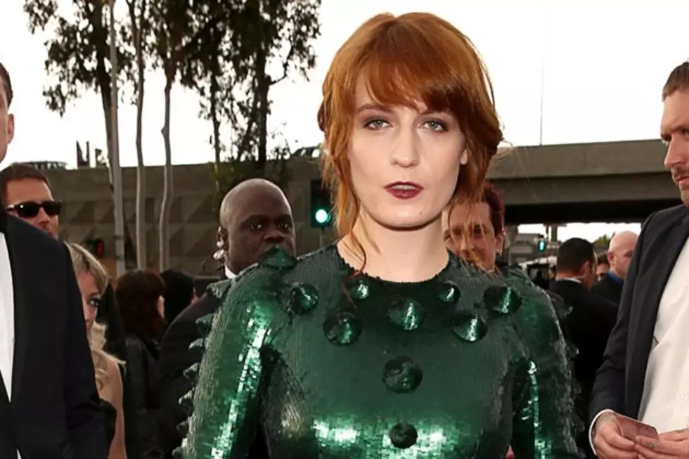 2013 Grammys Red Carpet Fashion – Florence Welch Proves It Isn’t Easy Being Green in Givenchy