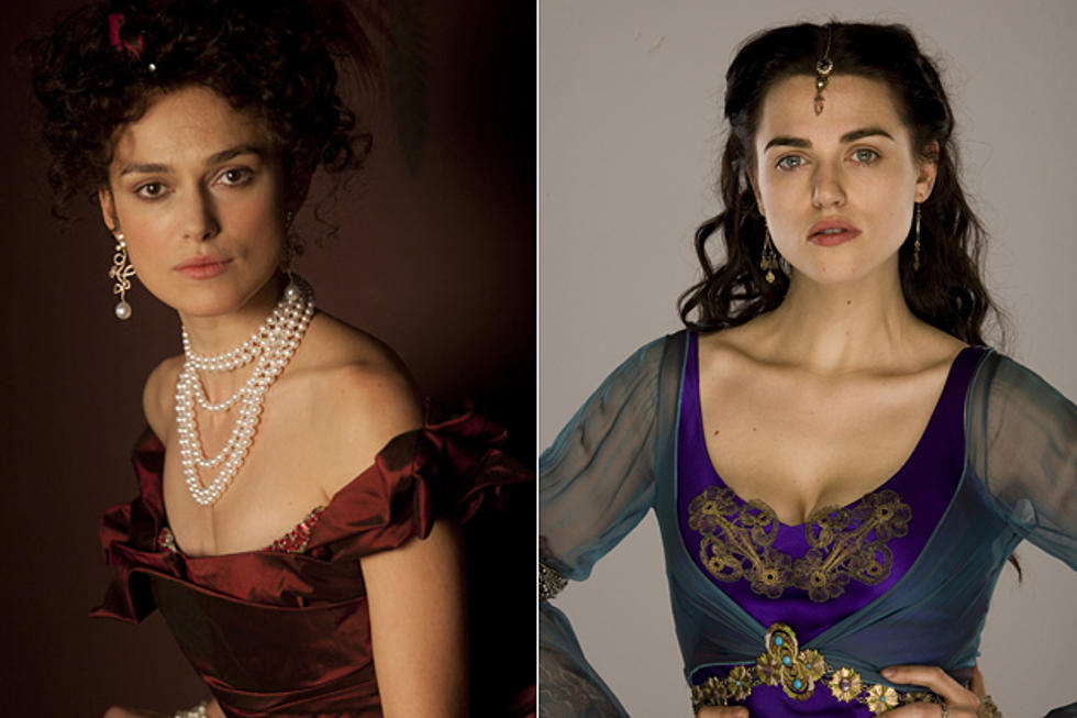 Keira Knightley as Anna Karenina + Katie McGrath as Morgana &#8211; Celebrity Doppelgangers