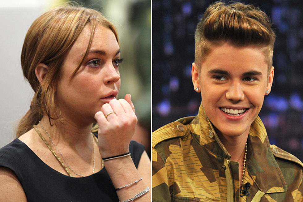 Lindsay Lohan Thinks Justin Bieber Is a Rude, Hairless Little Bully
