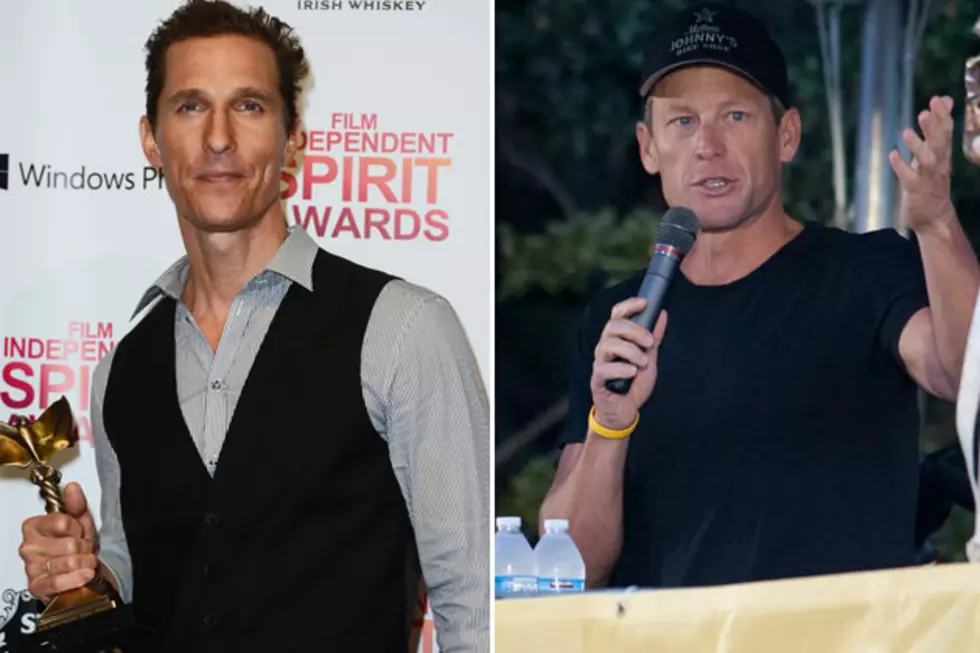 Matthew McConaughey Explains That While His BFF Lance Armstrong Lied, He Isn&#8217;t a Liar. Oh.