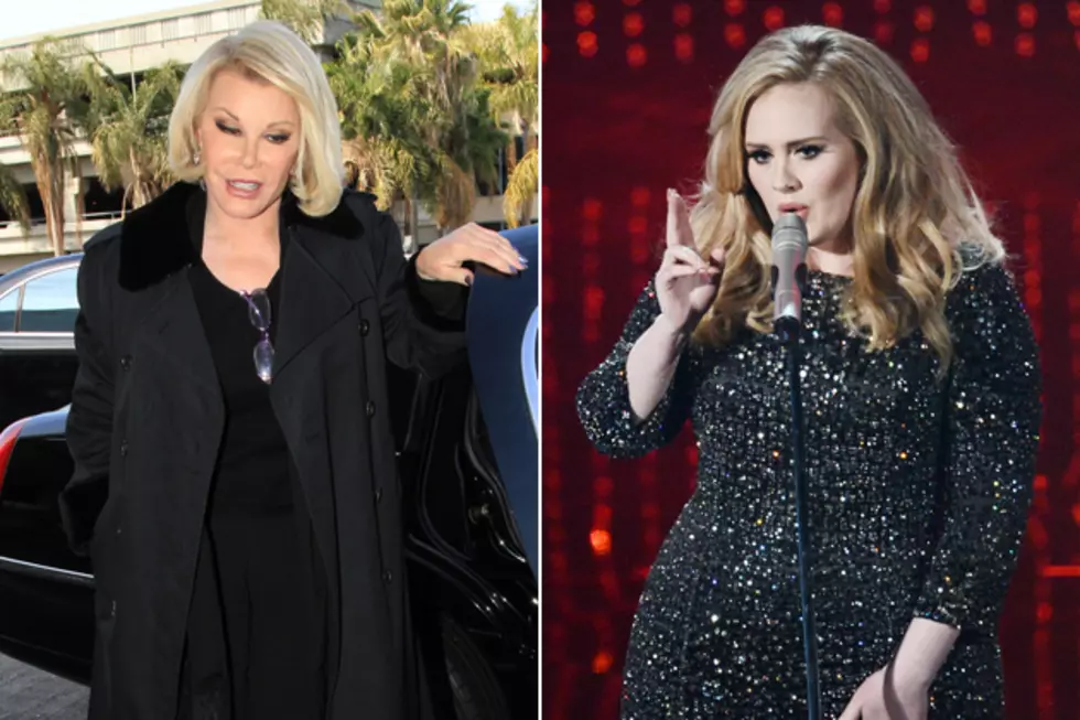 Joan Rivers Can’t Shut Up About Adele’s Weight. Adele Is Too Busy Being Relevant to Respond.