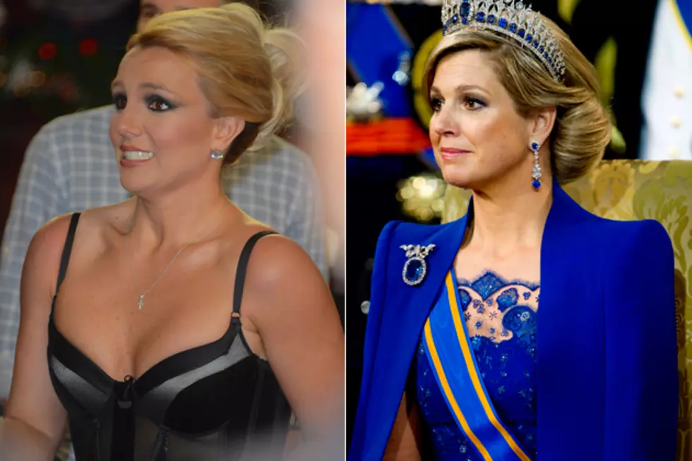 Britney Spears + Queen Maxima of the Netherlands – Celebrity Doppelgangers