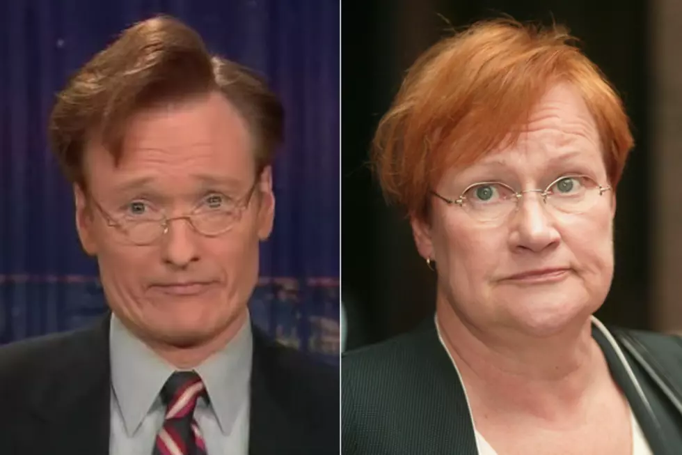 Conan O’Brien + Tarja Halonen, Former President of Finland – Celebrity Doppelgangers