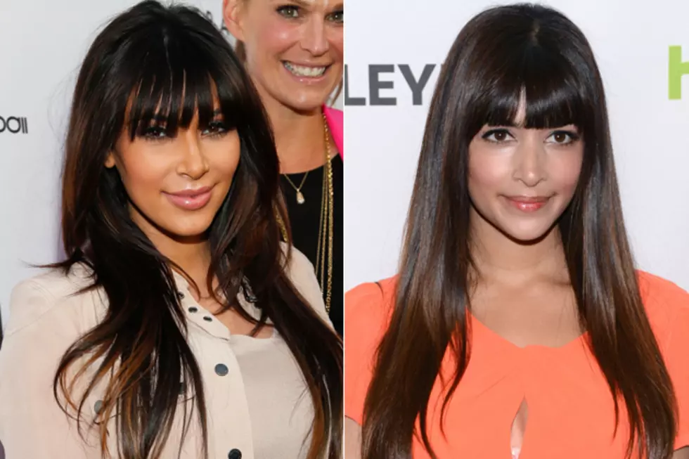 Kim Kardashian + Hannah Simone – Celebrity Doppelgangers