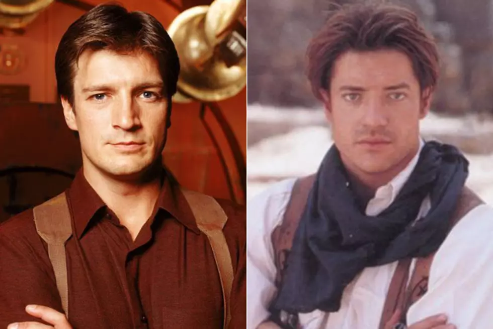 Nathan Fillion in ‘Firefly’ + Brendan Fraser in ‘The Mummy’ – Celebrity Doppelgangers