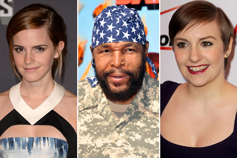 Emma Watson, Mr. T, Lena Dunham + More in Celebrity Tweets of the Day