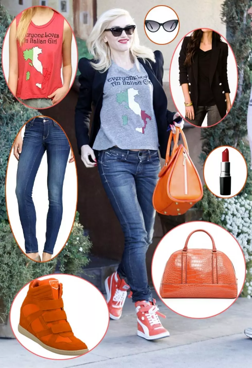 Get the Look for Less &#8211; Gwen Stefani&#8217;s &#8216;Cool Mom&#8217; Jeans, Blazer, Tee + More