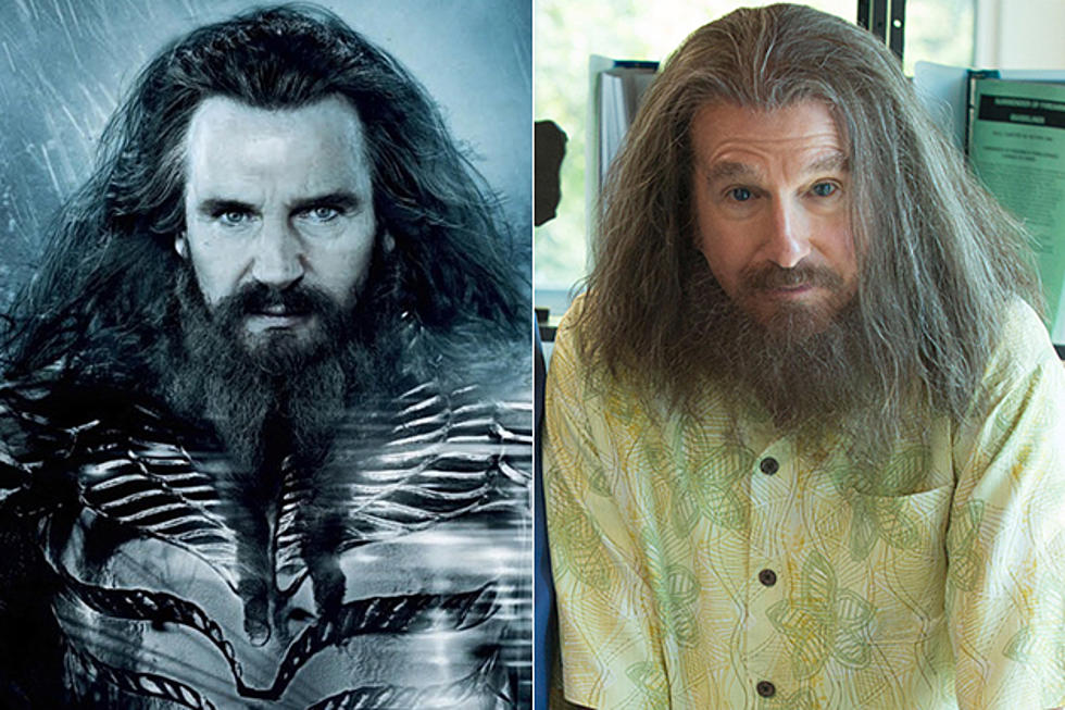 Bearded Liam Neeson + Bearded Larry David &#8211; Celebrity Doppelgangers