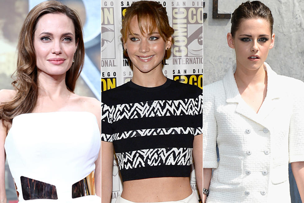 Angelina Jolie, Jennifer Lawrence + Kristen Stewart Are the Best Paid Actresses in Hollywood