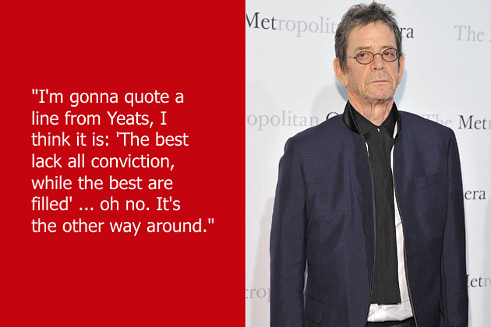 Dumb Celebrity Quotes &#8211; Lou Reed