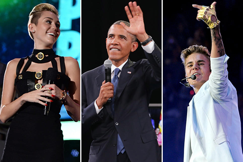 Barack Obama, Justin Bieber, Miley Cyrus + More in Celebrity Tweets of the Day