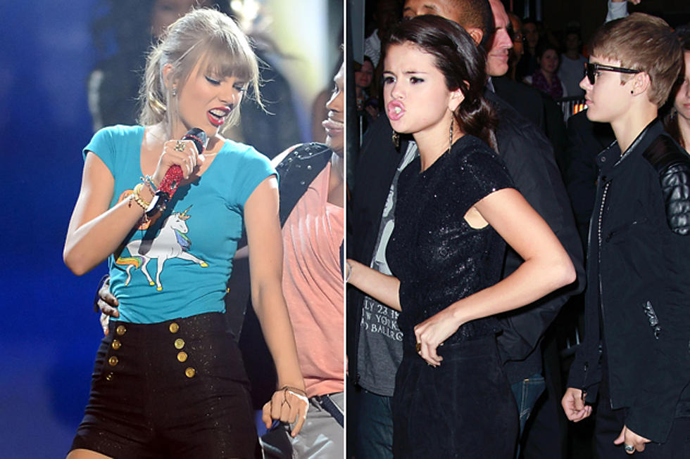 Are Taylor Swift + Selena Gomez Fighting Over Justin Bieber?