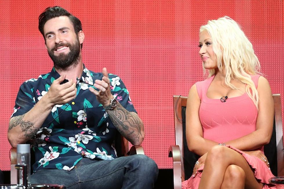 Christina Aguilera + Adam Levine Are BFFs on 'The Voice' Now